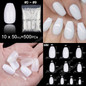 Ballerina Stiletto Coffin Rounded Square False Nail Tips