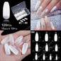 Ballerina Stiletto Coffin Rounded Square False Nail Tips