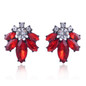 Drop rhinestone earrings