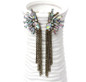 TASSEL ANGEL WING CRYSTAL EARRINGS