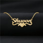 JOSEOD Designer Heart With Personalized Name Necklace
