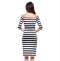 Women New Summer Striped Dress