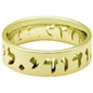 Hebrew Wedding Ring Band