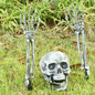 Skull Skeleton Horror Tombstone for Halloween Home Garden Decor