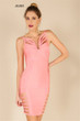 Mary Pink Bandage Dress
