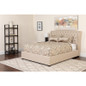 King Platform Bed-Dark Gray