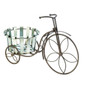 GALVANIZED BUCKET BIKE PLANT STAND