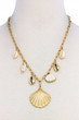 Trendy Fashion Chic Sea Life Shell Necklace