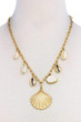Trendy Fashion Chic Sea Life Shell Necklace