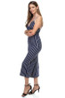 Stripe Sleeveless Jumpsuit