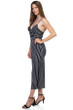 Stripe Sleeveless Jumpsuit
