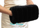 Bridal black faux fur handmuff, faux fur muff for Winter