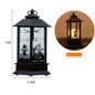 Halloween Decoration Props Led Candles Light Vintage Castle Bats Pumpkin Lantern Flame Lamp Scary Halloween Party Supplies
