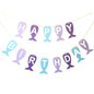 Little Mermaid Party Decoration Mermaid Balloon Banner Supplies Mermaid Birthday Party Favors Kids Birthday Parties Decorations