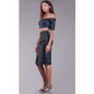 Women's Black Faux Leather Halter Top Dress Set