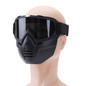 Anti Fog Eyewear Motorcycle Bike Full Face Mask Goggles Len Nose Helmet Shield