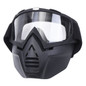 Anti Fog Eyewear Motorcycle Bike Full Face Mask Goggles Len Nose Helmet Shield