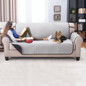 KCASA KC-PCP1 Reversible Quilted Furniture Protector Cover Solid Color Recliner Sofa Cover Home Decor