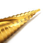 4pcs HSS Spiral Grooved Step Drill Bit 3-12/4-12/4-20/4-32mm Step Drill