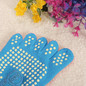Elastic Cotton Yoga Sock Non Slip Full Toe Grip Fitness Silicon Massage Dots Sock 5 Colors
