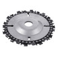4 Inch 22 Tooth Grinder Chain Disc Angle Grinder Disc Saw Blade Chain Saw for Carving Wood Plastic
