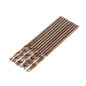 Drillpro 50pcs 1/1.5/2/2.5/3mm HSS M35 Cobalt Twist Drill Bit