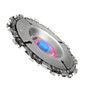 Drillpro 4 Inch Grinder Chain Disc 22mm Arbor 22 Tooth Wood Carving Disc For 115/125mm Angle Grinder