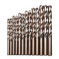 Drillpro M42 HSS Twist Drill Bit Set 3 Edge Head 8% High Cobalt Drill Bit for Stainless Steel Wood Metal Drilling