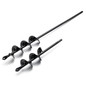 5x22/5x45cm Garden Auger Small Earth Planter Drill Bit Post Hole Digger Earth Planting Auger Drill Bit for Electric Drill