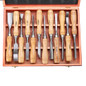 12PCS Wood Turning Carving Tool Set Chrome Vanadium Steel Wood Carving Chisels Blade Woodworking Tool