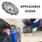 4 Inch Grinder Disc with Chain 22 Tooth Fine Cut Chain Wood Carving Disc