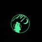 7.5*7.5CM Lovely Cat Moon Fashion Luminous Switch Sticker Wall Sticker Boys Rooms Kids Bedroom DIY Decor Luminous Sticker Waterproof Vinyl Removable Stickers