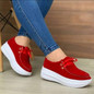 Women Shoes Gold Sneakers Zipper Platform Trainers Women Shoes Casual Lace-Up Tenis Feminino Zapatos De Mujer Womens Sneakers