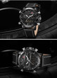 Mens Watches To Luxury Brand Men Leather Sports Watches NAVIFORCE Men's Quartz LED Digital Clock Waterproof Military Wrist Watch