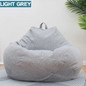 Large Small Lazy BeanBag Sofas Cover Chairs without Filler Linen Cloth Lounger Seat Bean Bag Pouf Puff Couch Tatami Living Room