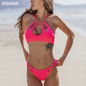 INGAGA High Waist Bikini 2020 Push Up Swimsuit Leopard Swimwear Women Brazilian Bikini Set Biquini Sexy Bathing Suit Women
