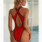 High Waist Bikini One Piece Swimsuit Bathing Suit Swimwear Swimming Suit for Women Sexy Swimsuits Thong Cut Out Monokini