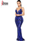 IDress Sexy Sequined Long Summer Dress Elegant Off Shoulder Evening Party Dresses 2020 Women Long Dress Sexy Bodycon Maxi Dress
