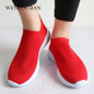 2020 Women Sneakers Fashion Socks Shoes Casual White Sneakers Summer knitted Vulcanized Shoes ladies Trainers Tenis Feminino