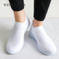 2020 Women Sneakers Fashion Socks Shoes Casual White Sneakers Summer knitted Vulcanized Shoes ladies Trainers Tenis Feminino