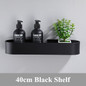 Matt Black Storage Shelf