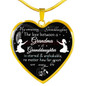 To my granddaughter: Birthday gifts for granddaughter, best gifts for granddaughter, special granddaughter necklace, grandma and granddaughter necklace, amazing granddaughter necklace, to my granddaughter necklace 505fDsn