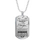 To my daughter: birthday gift for daughter,best gift for daughter from dad, amazing dog tag for daughter