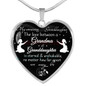 To my granddaughter: Birthday gifts for granddaughter, best gifts for granddaughter, special granddaughter necklace, grandma and granddaughter necklace, amazing granddaughter necklace, to my granddaughter necklace, granddaughter necklace 505