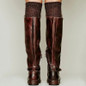 Women Knee High Boots Low Heel Warm Boots