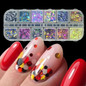 1 Set Mixed Color 3D Ultrathin Sequins Nail Glitter Flakes