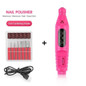 1Set Electric Nail Drill Machine Kit USB Charging Manicure