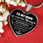 To My Mom Necklace Amazing Gifts For Mom - I Love You, Mommy 1031ms-sb
