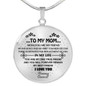 Necklace For Mom Mother Best Gifts For Mom - I Love You Mommy Dearest 1064mo