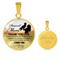 To My Mom Necklace Amazing Gifts For Mom From Son - I Love You, Mommy 1062mo